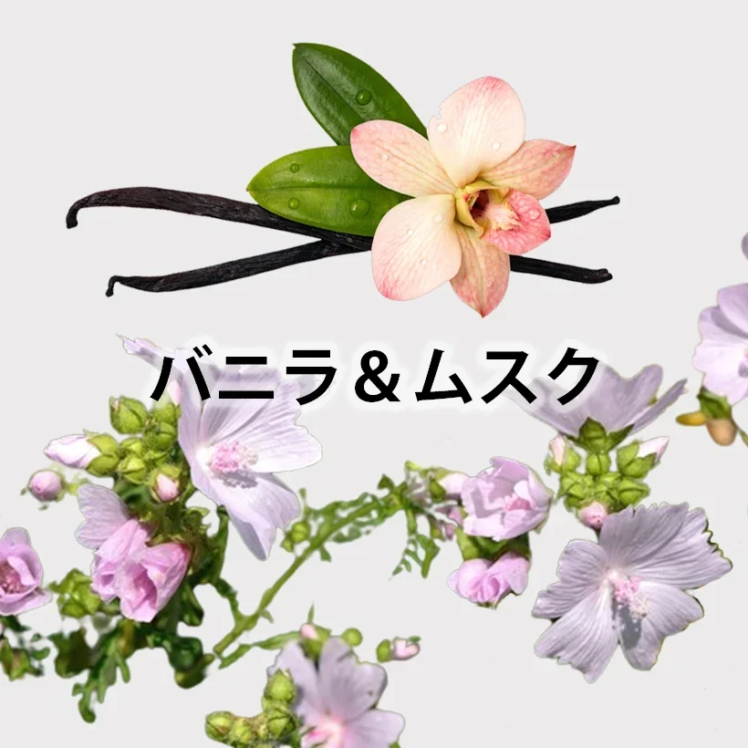 アロマキャンドル バニラとムスクの香り ソイキャンドル
