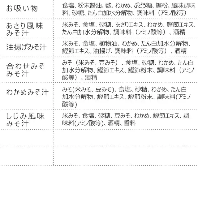 【大容量】スープ＆生味噌汁全９種類９０個セット(国内製造品）！
