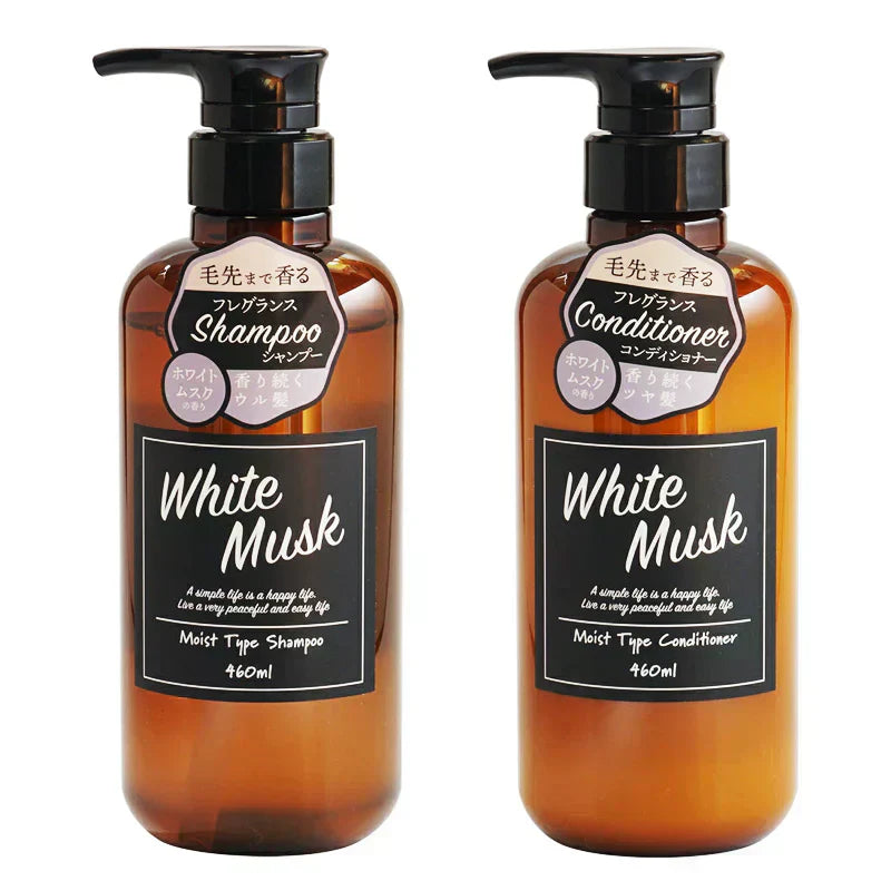 『ホワイトムスク シャンプー＆コンディショナー（セット）』 モイスト 潤い ダメージ補修 頭皮 髪 弾力 しっとり まとまる