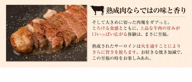 熟成 サーロインステーキ 180ｇ 5枚