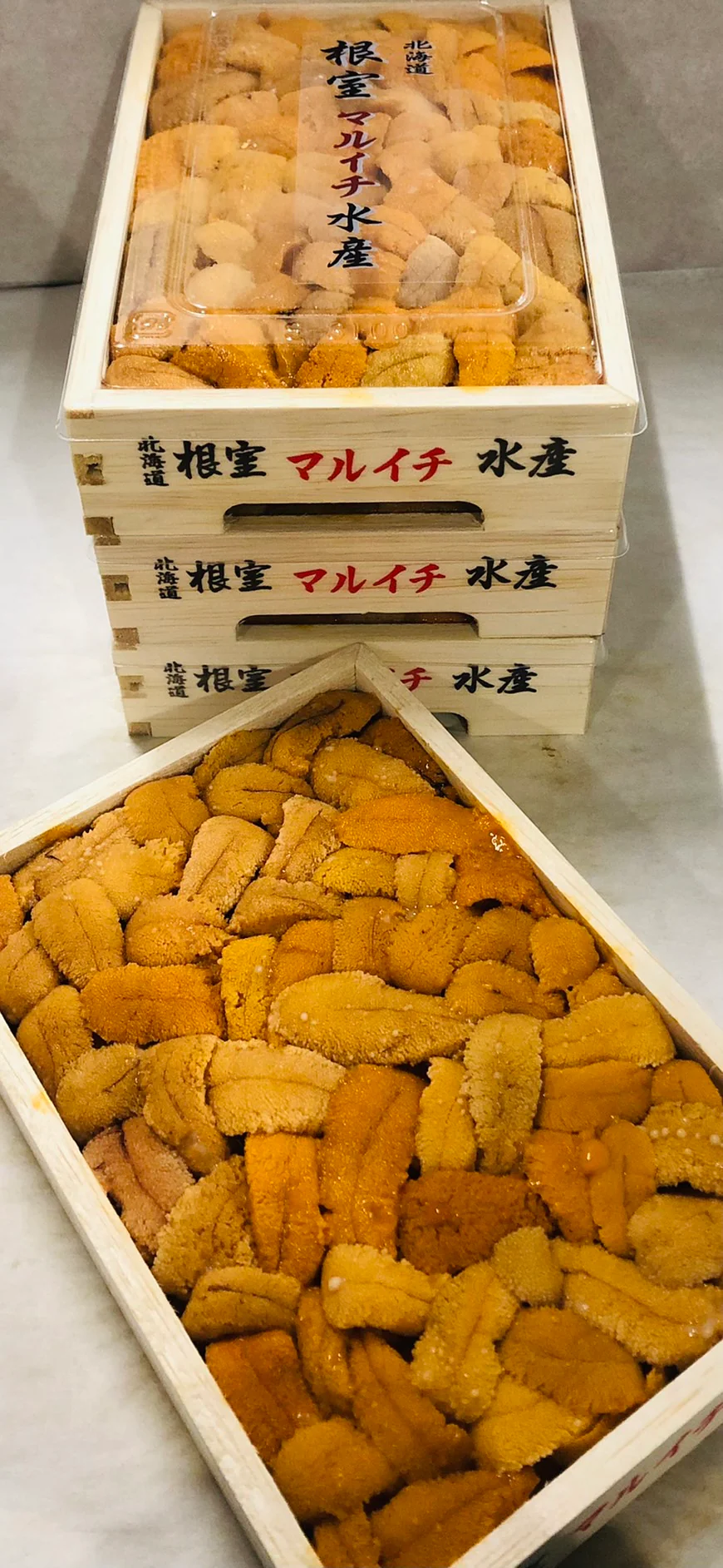 毎日吟選！ 赤ウニ ２２０ｇ バラ Bランク 弁当箱 エゾバフンウニ