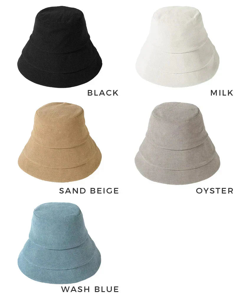 【BIGサイズ61-63cm-サンドベージュ】【商品名：クラシカルブリムハット】