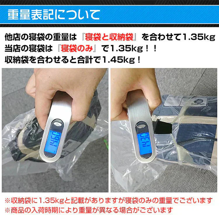 封筒型寝袋 防災士監修 シュラフ 「ネイビー2個セット」 1.45kg 封筒寝袋 キャンプ用品 車中泊 掛け布団 軽量 防災 暖かい 登山 防寒 非常用 アウトドア 簡易布団