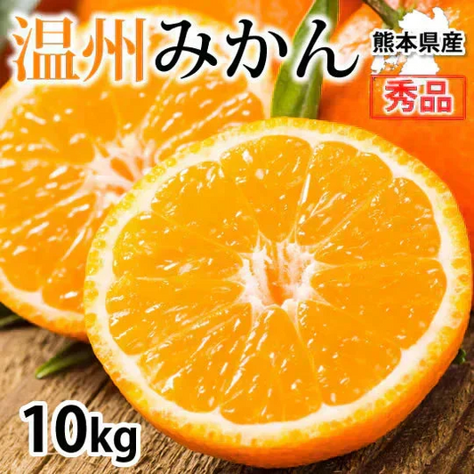 【11月下旬～12月上旬頃より順次出荷】みかん 10kg 送料無料 温州みかん 秀品 熊本県産 蜜柑 ミカン