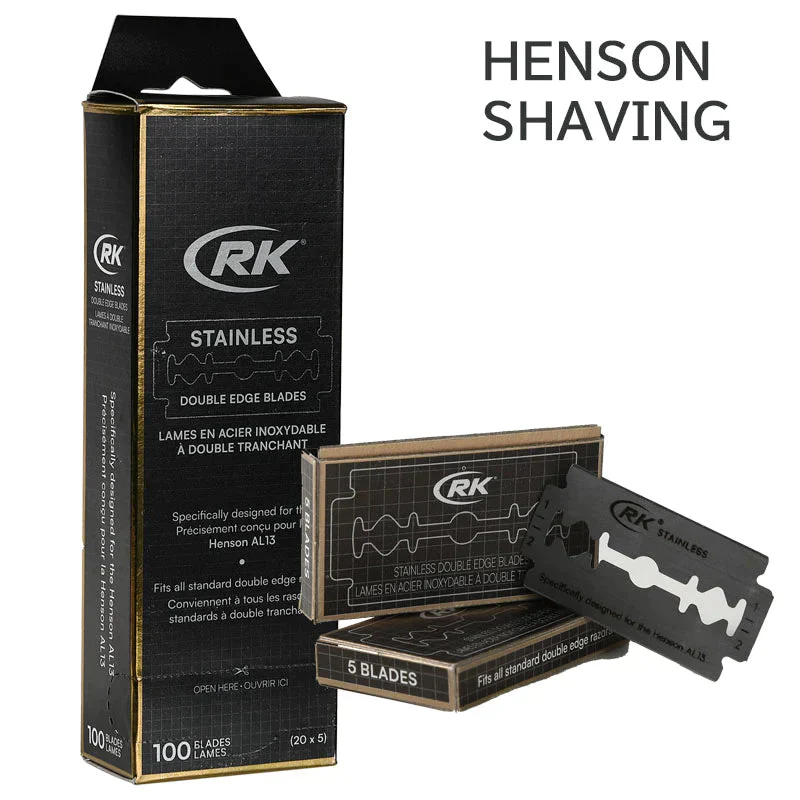 Henson Shaving 替え刃 カミソリ 100枚入り 替刃