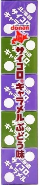 北海道 サイコロキャラメル 5種×各1本(10粒)【ノーマル・ぶどう・メロン・JR北海道駅名標・179市町村】お土産 道南食品