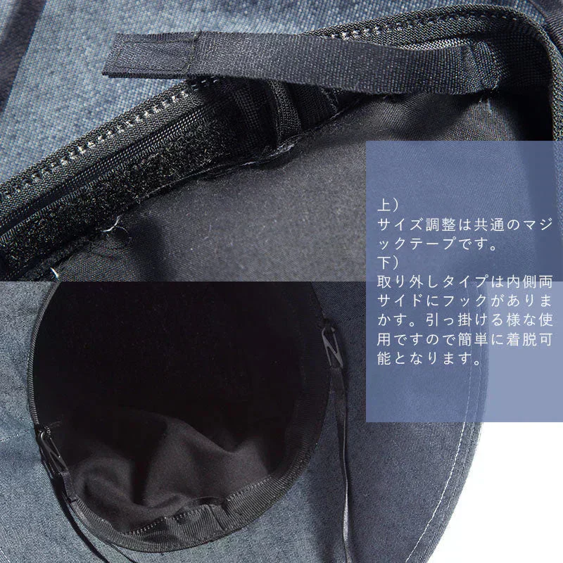 【フリー56-58.5cm-ブルー】【商品名：デニムリボンハット】