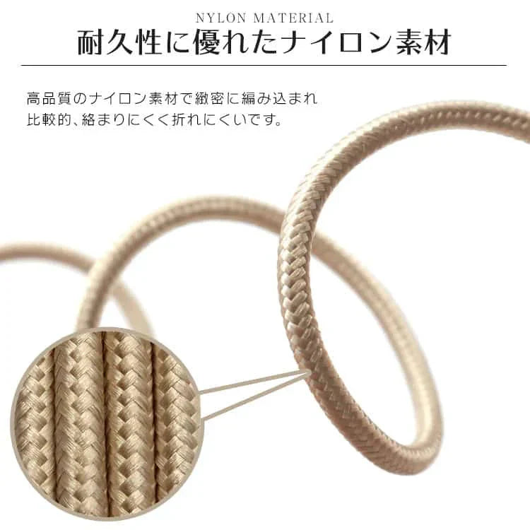 【3本セット】【シルバー】3in1 充電ケーブル USB iPhone Android 全7色 1.2m 超高耐久 断線防止 2.1A Type-C Lightning micro USB  急速充電 充電器 iPhone Android 充電ケーブル マルチ ライトニングケーブル タイプC アンドロイド アイフォン
