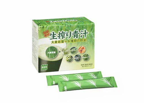国産 生搾り青汁 [ 国産 青汁 国内産 日本製 大麦若葉エキス 健康維持 栄養補給 飲みやすい 生搾り 酵素 安心 安全 家族で飲める 健康 スティック 粉末 30回分 送料無料 ]