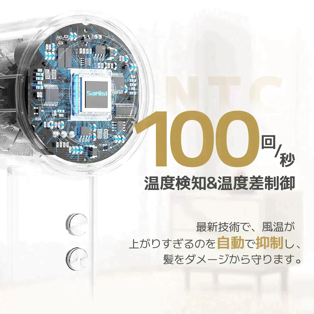 【在庫処分特価】ヘアドライヤー 大風量 ドライヤー 小型 速乾 イオンドライヤー 高機能 マイナスイオン 軽量 軽い マイナスイオンドライヤー ヘアケア おすすめ 人気 業務用 短時間 冷風 温風 大風速 静電気除去 低騒音 コンパクト プレゼント SAHK06