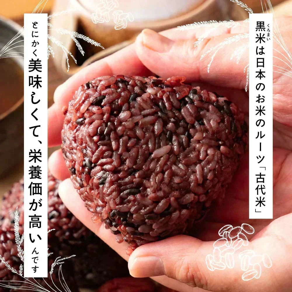 雑穀 雑穀米 国産 黒米 2.4kg(400g×6袋) ファミリーサイズ 無添加 無着色 送料無料 古代米 くろまい こくまい ダイエット食品 置き換えダイエット