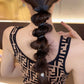 (ブラウン)プリングヘアゴム くるくる ヘアアクセサリー ハート オシャレ 髪飾り ヘアゴム コイルポニー ワイヤーポニー まとめ髪
