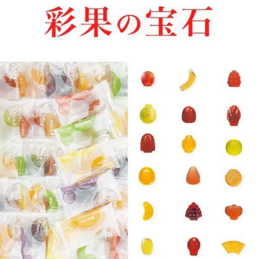 【TV紹介 タミ様甲子園】彩果の宝石 フルーツゼリー 15個入り 個包装 バラ売り ゼリー グミ フルーツグミ お菓子 スイーツ お取り寄せ 埼玉銘菓 人気スイーツ (ゼリー15)※
