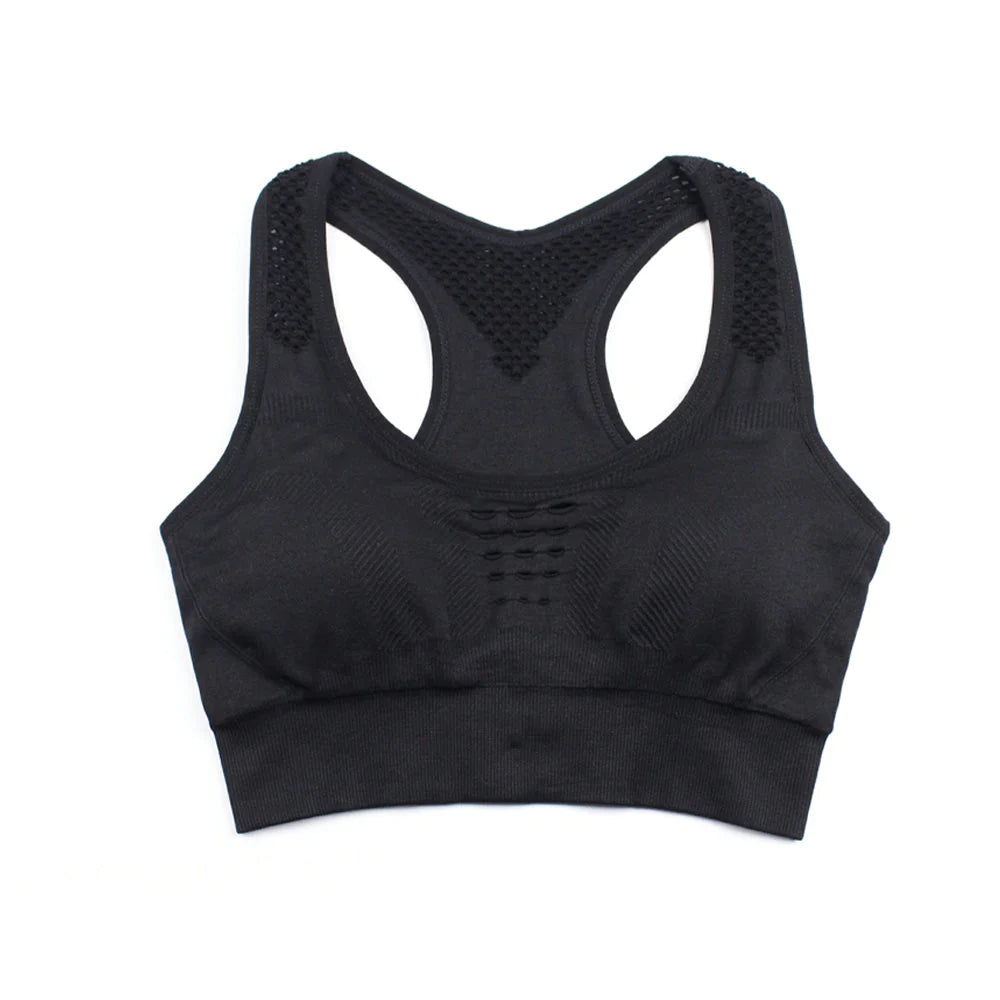 【ブラック Lサイズ】スポーツブラ 揺れない スポブラ スポーツ 下着 ブラジャー ランニング  ジュニアブラ ヨガ ジム ジョギング カップ付き 大きいサイズ ジュニア 運動 部活 体育 スポーツ ブラジャー 胸を小さく見せる おしゃれ 中学生 LUSEEQ 正規品