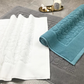 【グレー】バスマット タオル地 速乾 50×80cm 3 color 綿100％ 吸水 玄関マット おしゃれ 浴室マット トイレマット 洗面所 マット お風呂 ホテル 足ふきマット ホテル仕様 タオル 快適 北欧 洗える 送料無料 大判