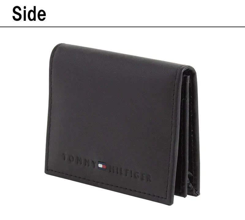 【訳あり】トミーヒルフィガー 名刺入れ メンズ TOMMY HILFIGER カードケース 31tl20x014 BLACK【エコ得】