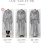 【Lサイズロング】【グレー】着る毛布 ルームウェア フード付き M L 毛布 あったかグッズ ルームウェア 冬 もこもこ パジャマ レディース かわいい メンズ ロング ショート マタニティ ナイトウェア ブランケット 部屋着 おしゃれ 可愛い 秋冬