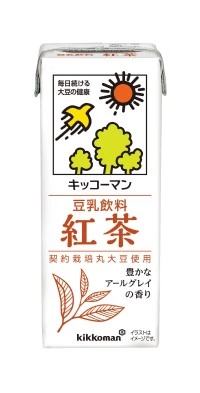【送料無料】 キッコーマン 豆乳飲料 紅茶 200ml×4ケース/72本