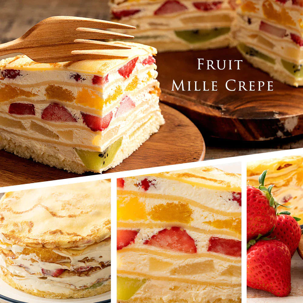 誕生日ケーキ バースデーケーキ ミルクレープ 5号 『ミルクレープの呼吸 伍ノ型 霓裳羽衣～げいしょううい～』 [ スイーツ お菓子 ケーキ ギフト お取り寄せスイーツ ]