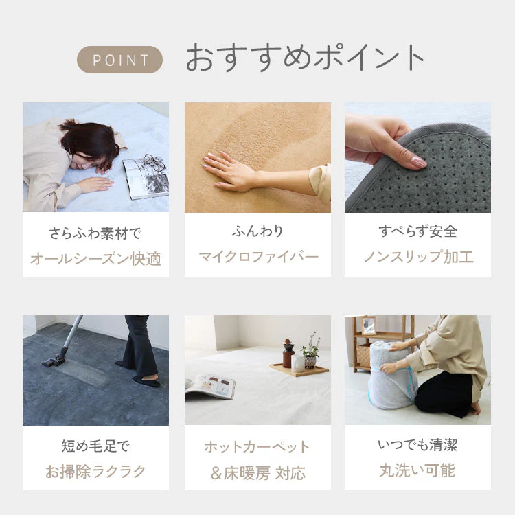 【Mサイズ】【クラウディブルー】ラグ 洗える フランネルラグ 軽量 滑り止め 200×250 185×185 130×185 ラグマット おしゃれ 絨毯 マット フランネル 長方形 四角 ラグカーペット 夏 冬 カーペット 北欧 ウォッシャブル ホットカーペット対応 床暖房対応