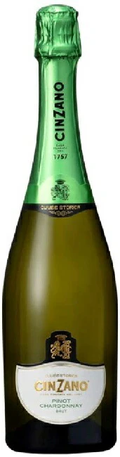 【送料無料】チンザノ ピノシャルドネ 750ml×6本［スパークリング/辛口/イタリア］【北海道・東北・四国・九州・沖縄県は必ず送料がかかります】