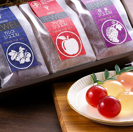 じゅえるせっと 化粧箱入(あっぷる/かしす/巨峰、各1袋入り)