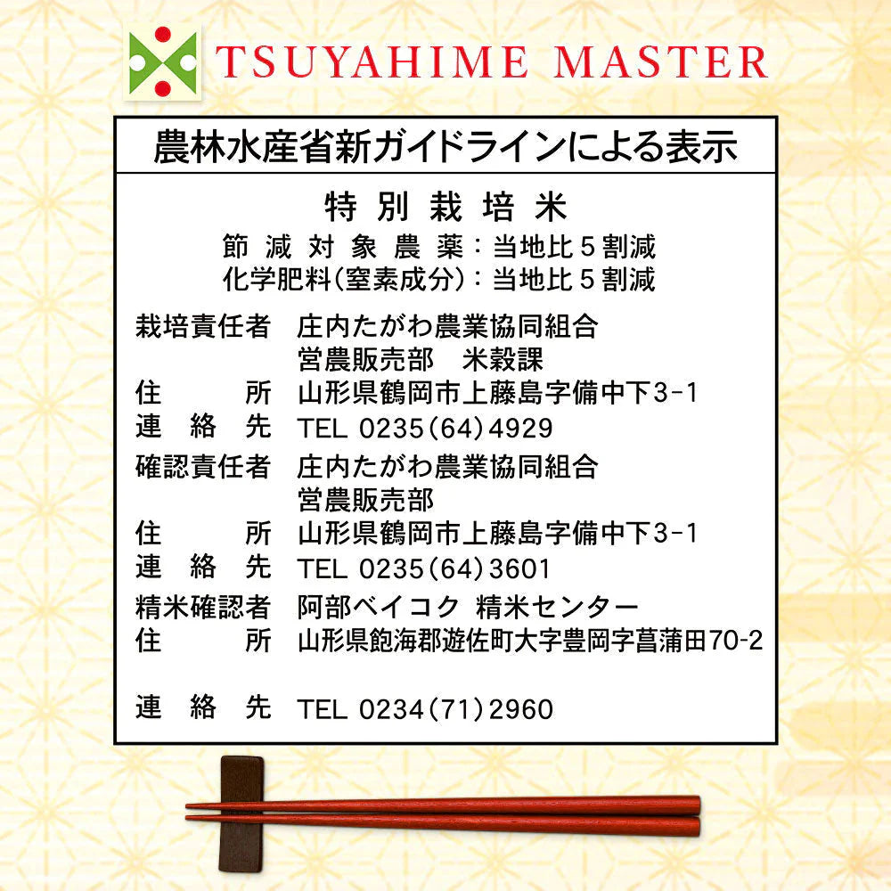 【コンテスト受賞米】 名人 つや姫 玄米 5kg 山形県産 令和6年産 送料無料 米 5キロ こめ コメ お米 新米 お米5kg つや姫5kg つや姫5キロ