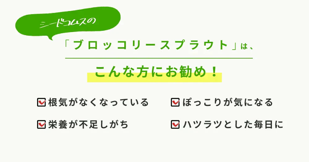 ブロッコリースプラウト《約6ヶ月分》