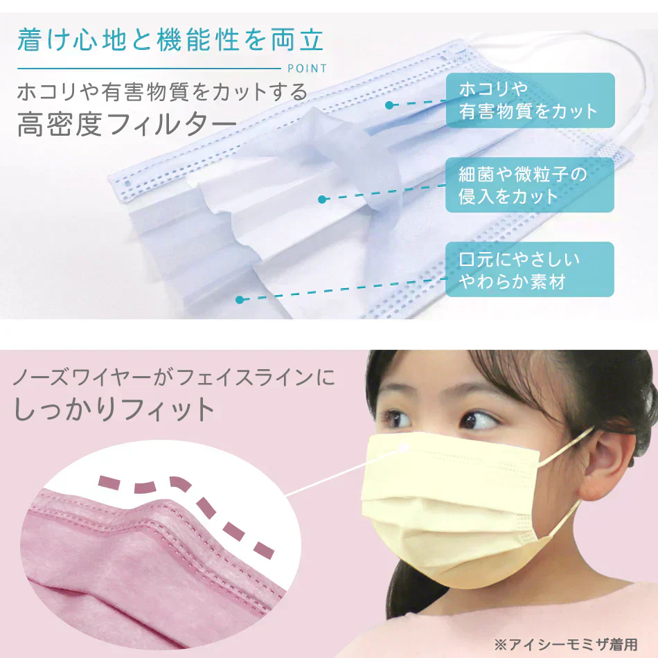 【こども用サイズ】【プリーツマスク】【250枚セット】ランダムセット お買い得　訳あり品　数量限定　箱潰れ　カラーマスク 　WEIMALL