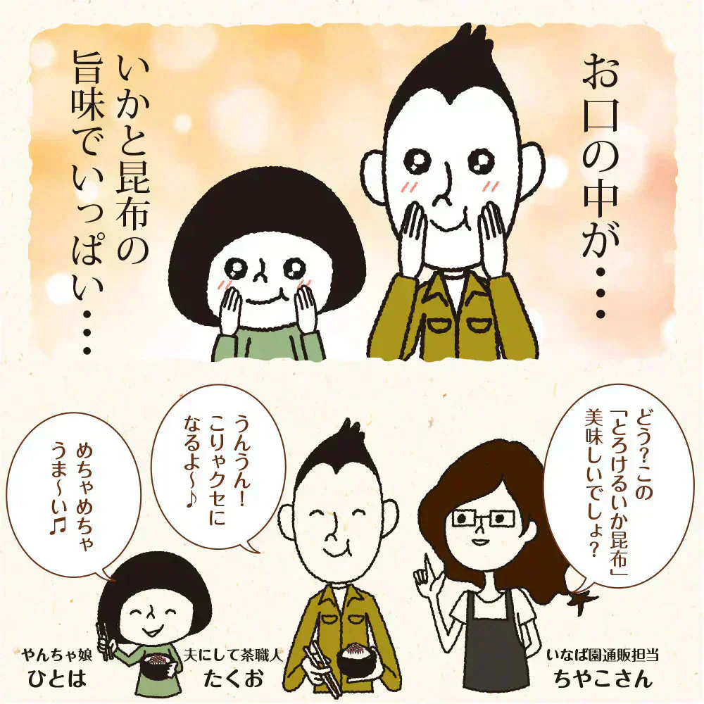 【2個セット】日本橋いなば園 とろけるいか昆布ふりかけ 30g  メール便 送料無料