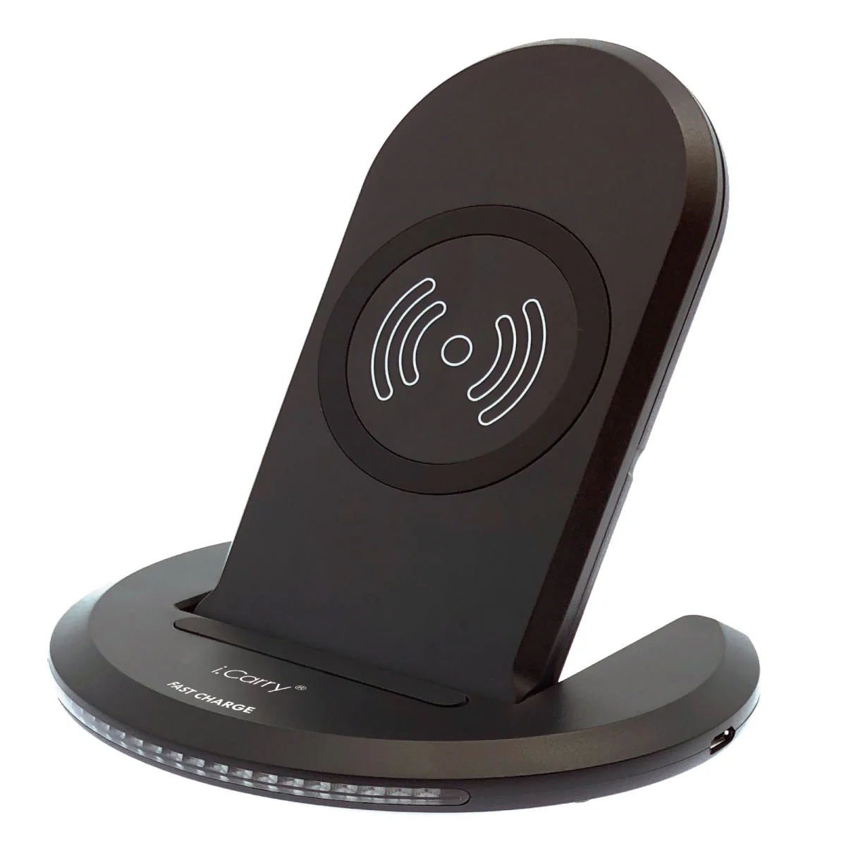 （ブラック タイプC仕様）【ワイヤレス +急速AC04アダプター セット】 急速ワイヤレス充電器 18W 急速アダプタ 付き　17-BAT39-ACSET