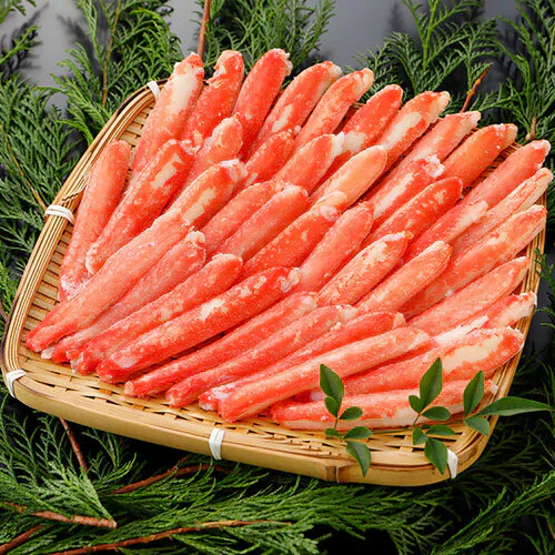 本ズワイガニ 脚Lサイズ むき身 ボイル 600g：300g（20本入）×2パック
