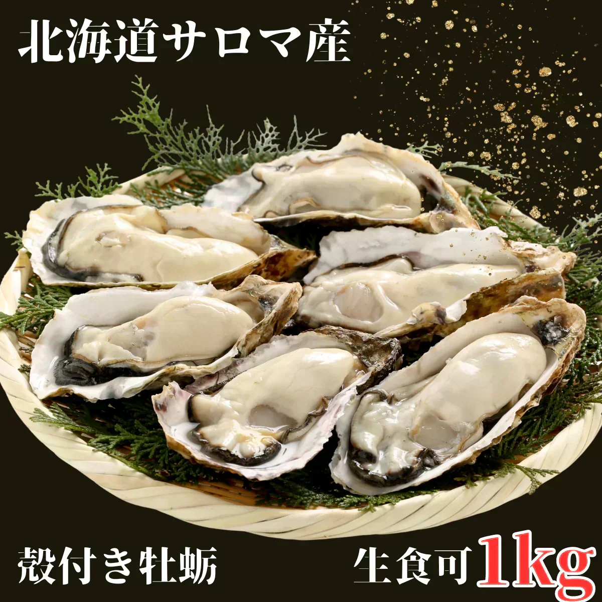 【最安値挑戦】北海道産殻付き牡蛎１Kg
