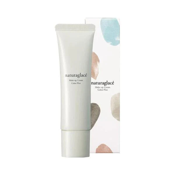 フェイスメイククリーム ナチュラグラッセ メイクアップ クリーム カラープラス ミントグリーン SPF44 PA+++ 30g ブルーライトカット オールインワンクリーム 化粧下地 ファンデーション 日焼け止め 保湿美容液 CC 下地 ファンデーション 石けんで落とせる