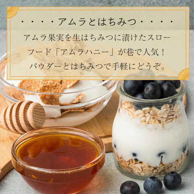 アムラパウダー 無添加 食用 オーガニック 100g 有機 JAS認証 粉末 アムラ 100% パウダー グーズベリー スリランカ ヘアケア 美髪 薄毛 美肌 栄養 健康 サプリメント