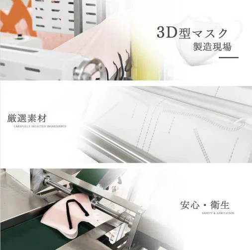 【ランダム発送】小顔(小さめ) バイカラーマスク 3D型マスク(大容量 40枚組)日本製 不織布 敏感肌用 耳楽設計 小顔効果 立体 血色 おしゃれ 男女兼用 カラー おしゃれ 人気 おすすめ