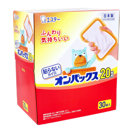 エステー 貼らないオンパックス 20時間用 30個入り X3箱