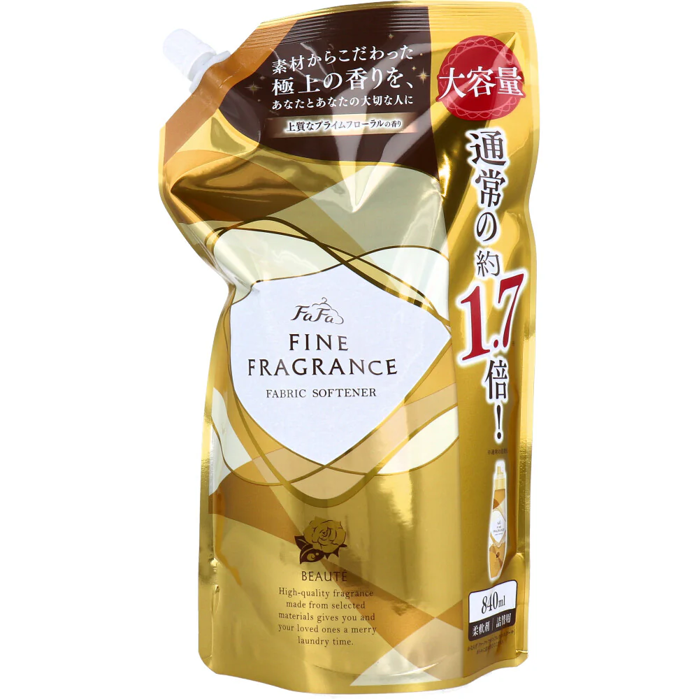 NSファーファジャパン 柔軟仕上げ剤 ファーファ ファインフレグランス ボーテ プライムフローラルの香り 詰替用 840mL 2個入り X3パック