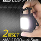 ミニ投光器 2個セット COBライト 充電式 小型ライト COB LED ライト 高輝度 1000lm IPX4 防水 4種点灯モード LED 投光器 作業灯 小型 携帯 ミニ ライト ハンディライト 懐中電灯 栓抜き 軽量 強力磁石付き