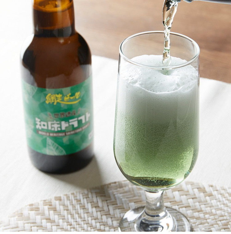 緑のビール 知床ドラフト 330ml ラッピング済みギフト(代引不可)【送料無料】