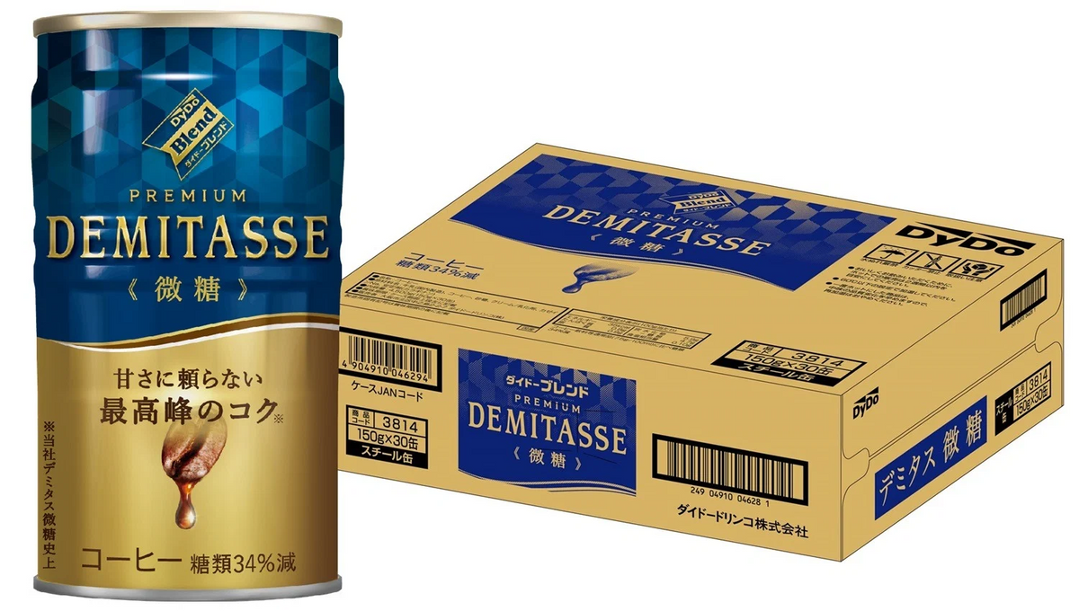 DyDo ダイドーブレンド デミタス微糖 缶 150ml×1ケース/30本