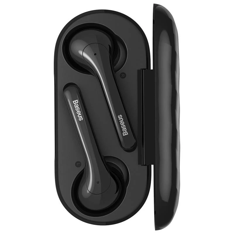 ブルートゥース イヤホン ワイヤレスイヤホン Bluetooth 5.0 自動ペアリング 両耳 IPX7防水 w054B(ブラック)