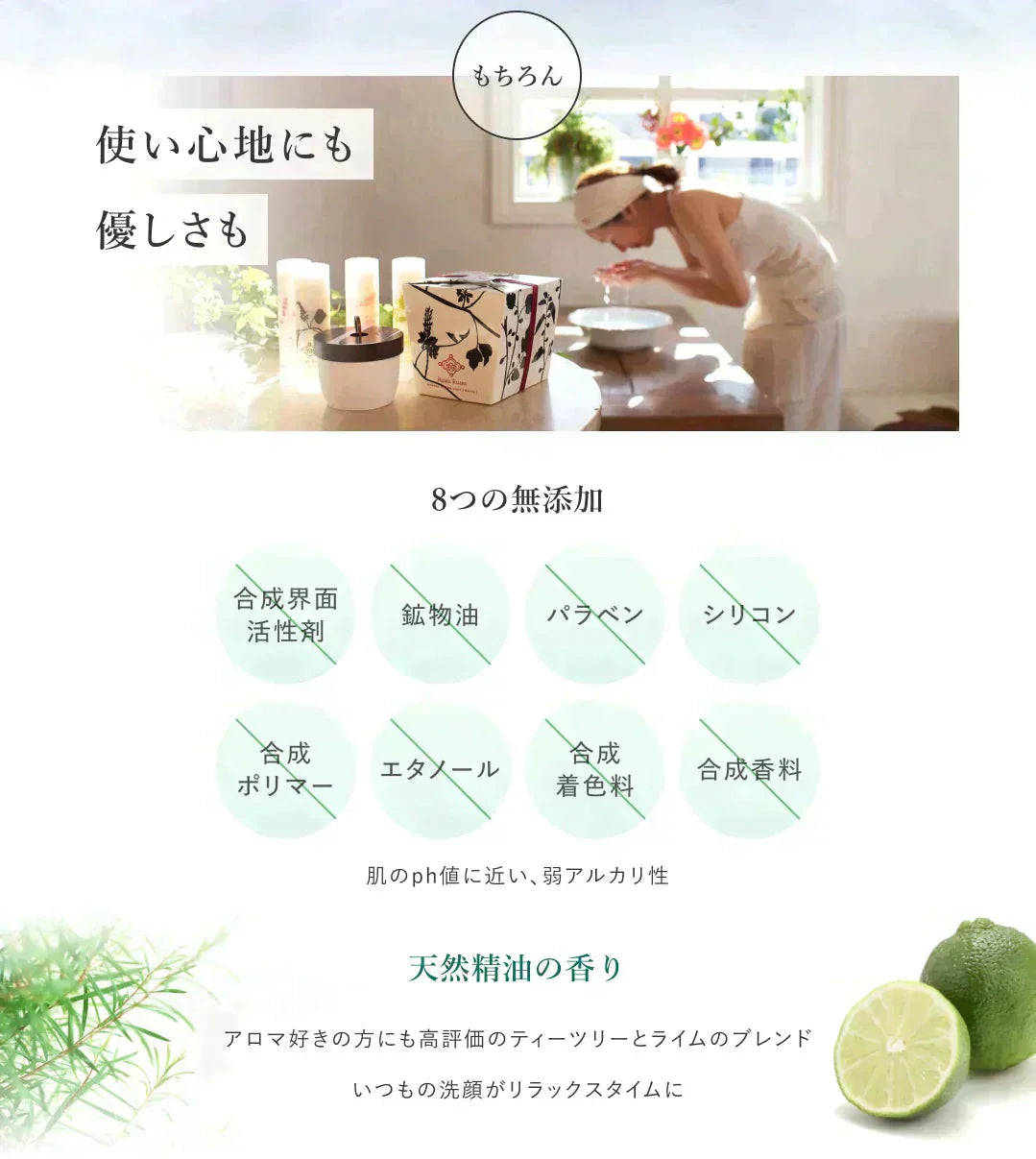 【送料無料】ルアンルアン 生せっけんスティック（オリジナル） 泡立てネット付き 洗顔石鹸