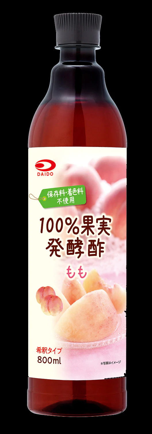 【4種/計4本】100パーセント果実で作った発酵酢（ざくろ、もも、パイナップル、ブルーベリー）