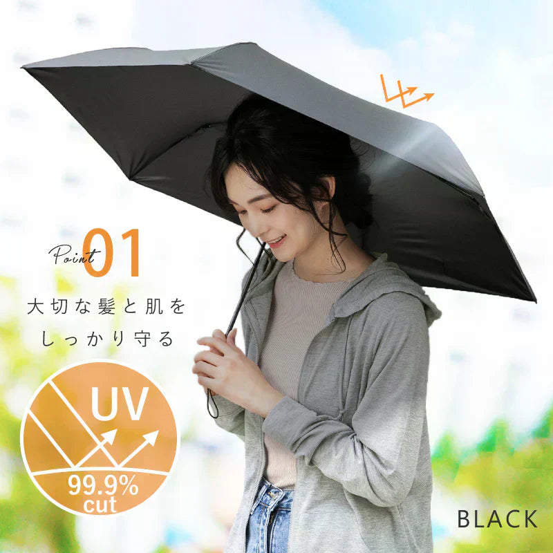 【ブラック】【商品名：軽量日傘】