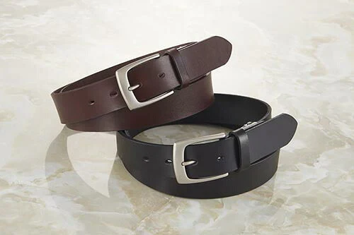 【ブラウン】栃木レザー ベルト 40mm メンズ 一枚革 本革 牛革 ビジネス カジュアル ブランド 40代 50代 60代