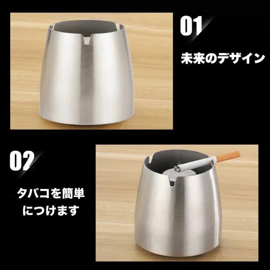 売れ筋ランキング1位 灰皿 蓋付き 携帯灰皿 ビッグ 密閉性あり 滑り止あり 頑丈分厚い錆びない 車 灰皿 灰皿 車 卓上灰皿 屋外灰皿 デザイン(ゴールド) w072-1D