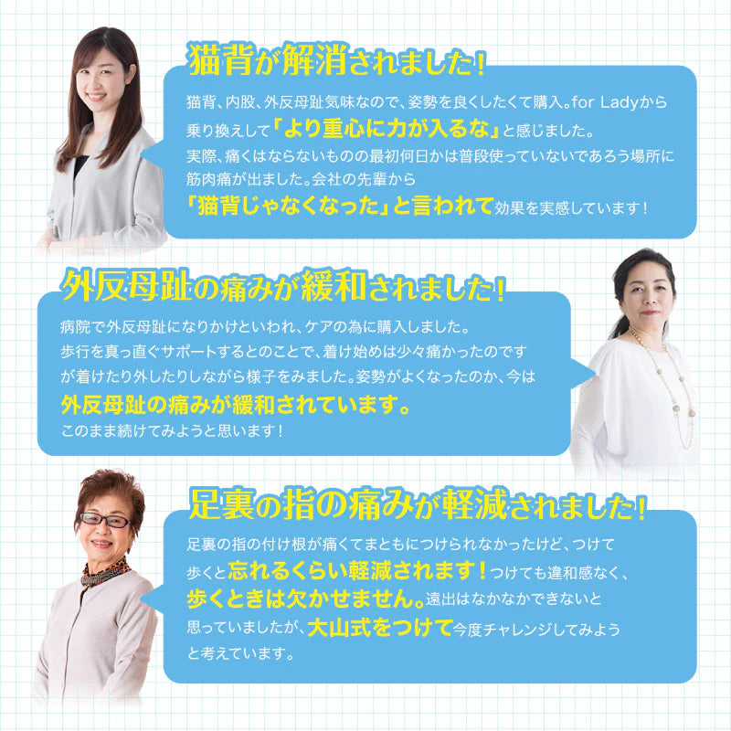 【公式】大山式ボディメイクパッド ドクター（左右セット）外反母趾 ガード 防止 予防 大山式シリーズ累計500万個突破【メール便】【送料無料】