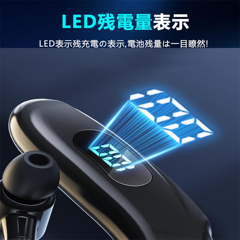 ワイヤレスイヤホン 超軽量 耳掛け型 イヤホン 左右耳兼用 ハンズフリー通話 マイク内蔵 iPhone/Android適用 Bluetooth5.2 左右兼用 w296C(イエロー)