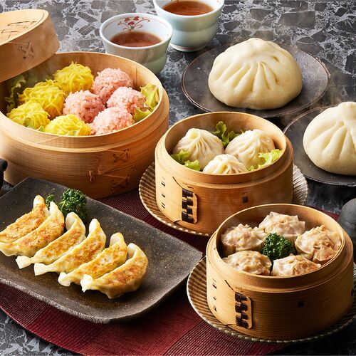 東京 「赤坂四川飯店」監修 点心6種セット （餃子、焼売、肉まん、小籠包、錦糸焼売、珍珠丸子）
